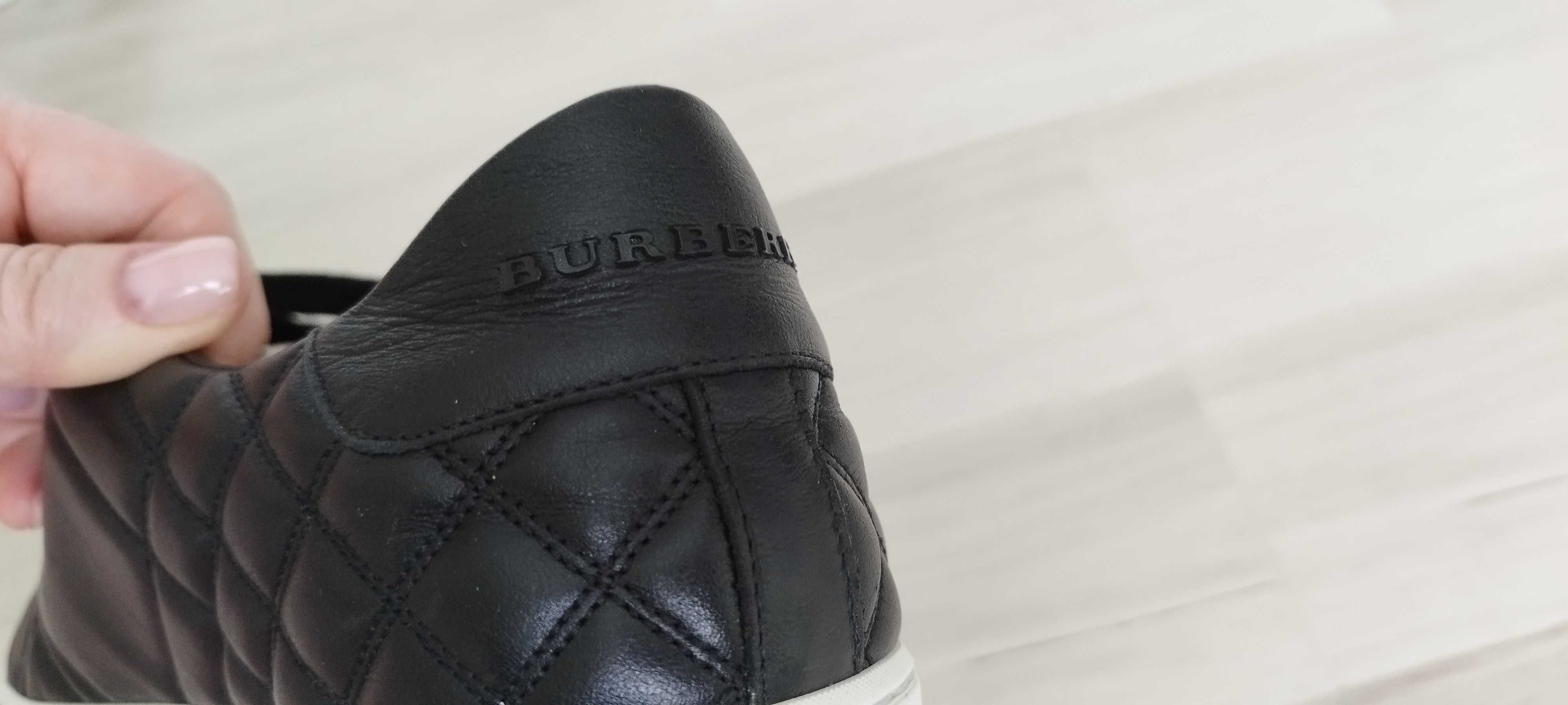 Burberry quilted leather sneakers