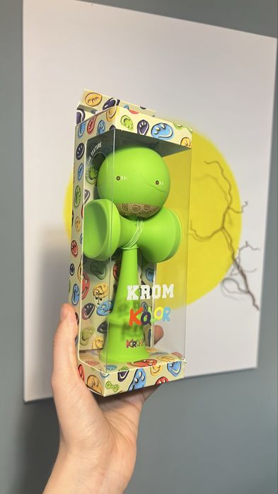 Kendama Krom Pop Kolor green model nou