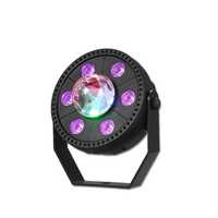 Par led 6 cu glob disco incorporat Par LED RGB 6 club nunta botez