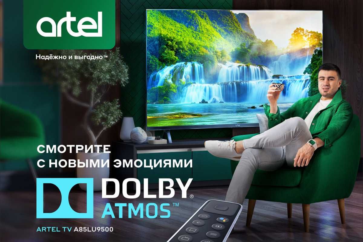 Телевизор ARTEL 50H3502 4K SMART по Низкой цене+Доставка Бесплатно!!
