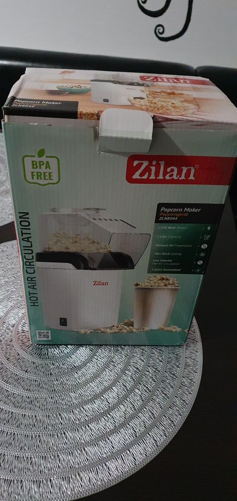 Aparat de făcut popcorn Zilan 1200W