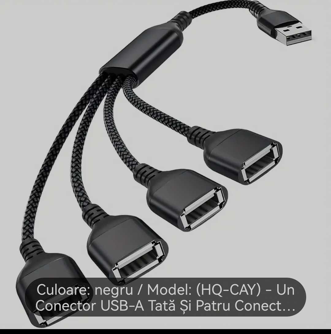 Cablu spliter USB CU 4 porturi