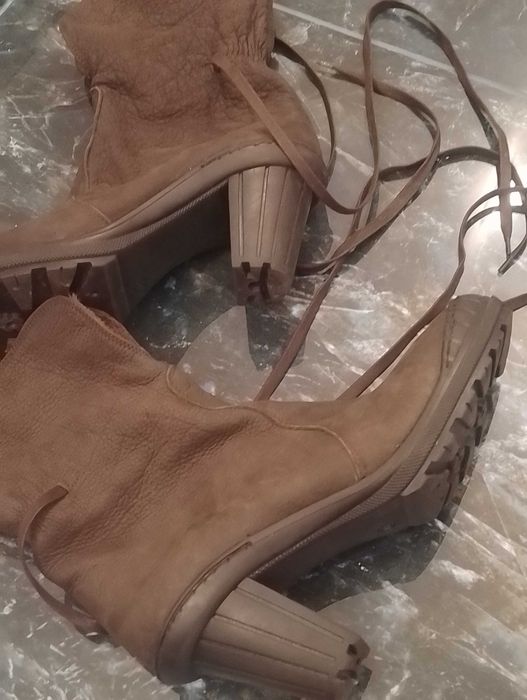 Дамски топли ботуши 38 номер цвят графит