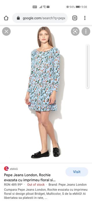 Rochie Pepe Jeans London, mărimea M, model Bridget