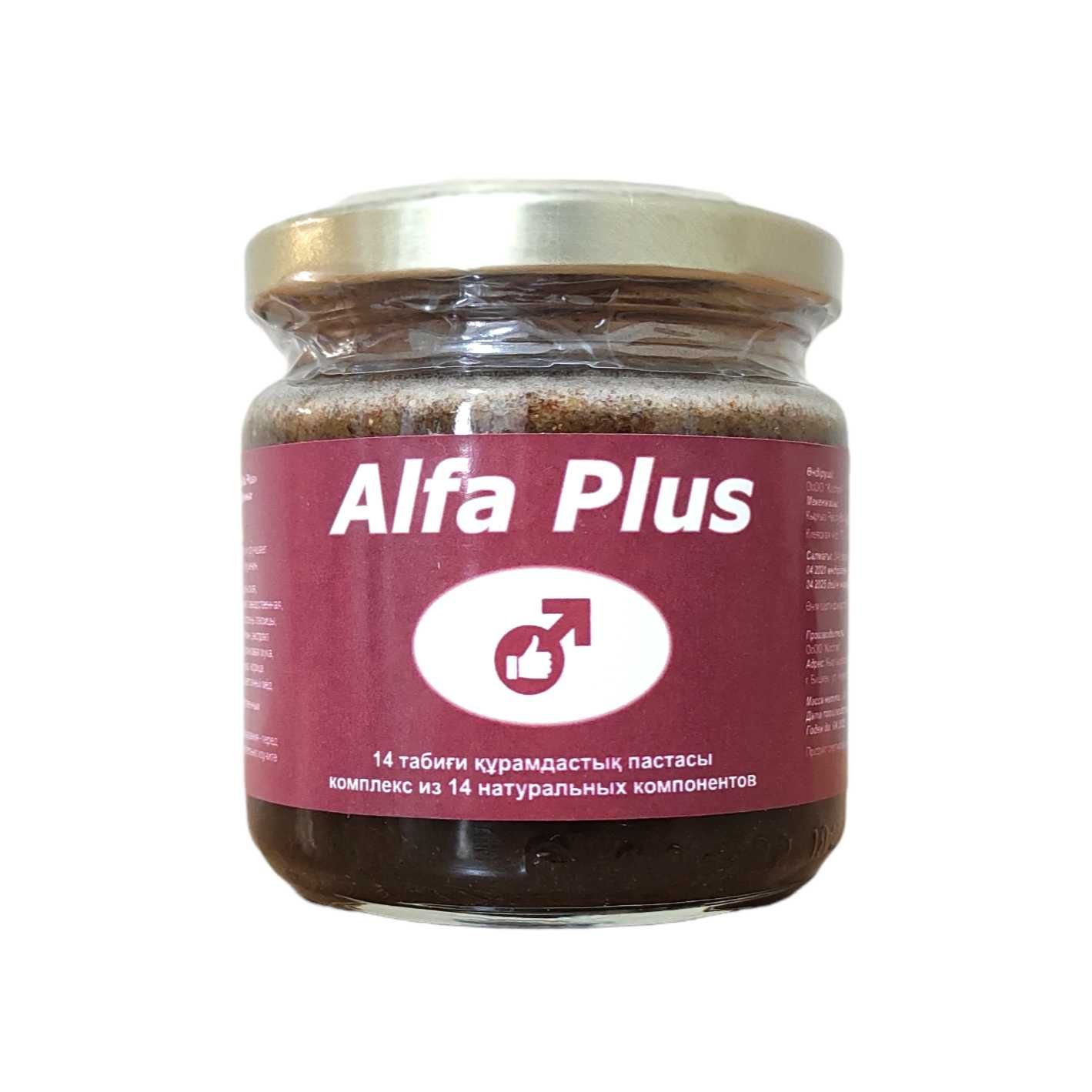 Оригинал! (БАД) Паста Alfa Plus для стойкой эрекции и мощной потенции.