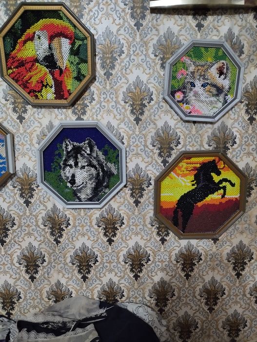 Картины из бисера