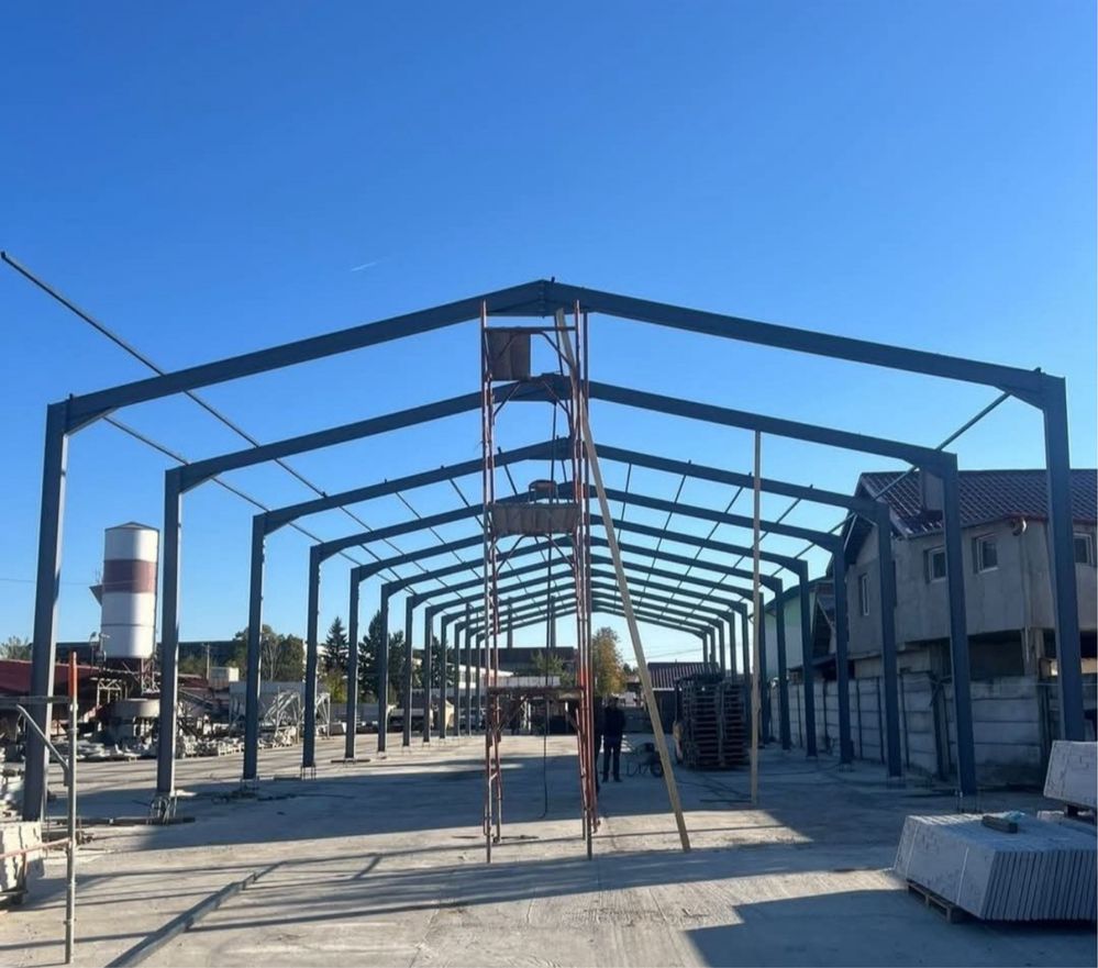 Construim hale metalice din europrofile oferim certificat