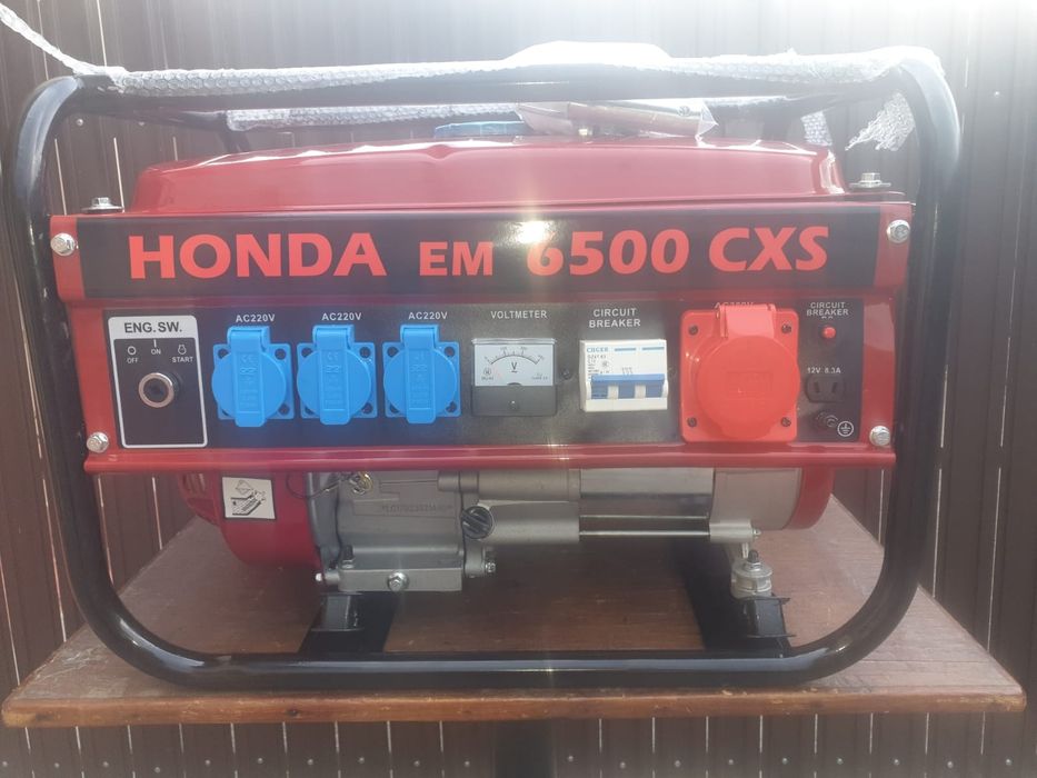 Generator de curent Honda, 5.5 kw, 220v si 380v, nou, livrare gratuita