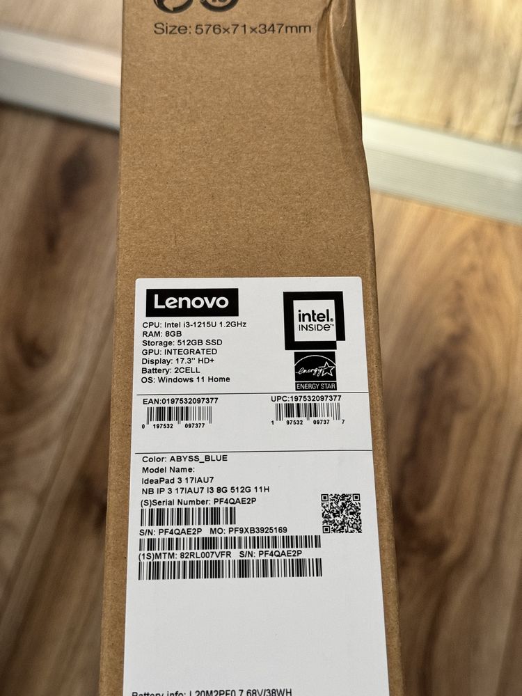 Lenovo IdeaPad 3 - 512/8GB - i3-1215U - Nou - Sigilat