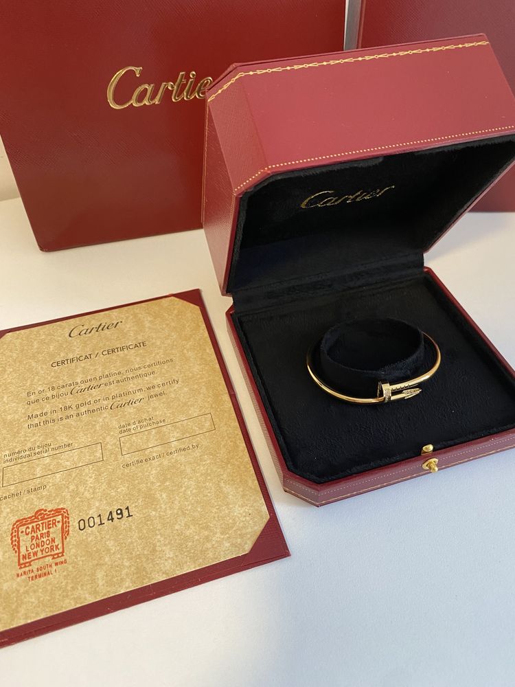Brățară Cartier Juste un Clou 19 Gold 750 Diamonds