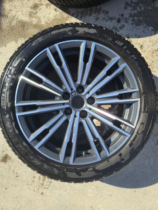 Jante 18 M iarna roti complete BMW Seria 3 G20 Anvelope Michelin 2023