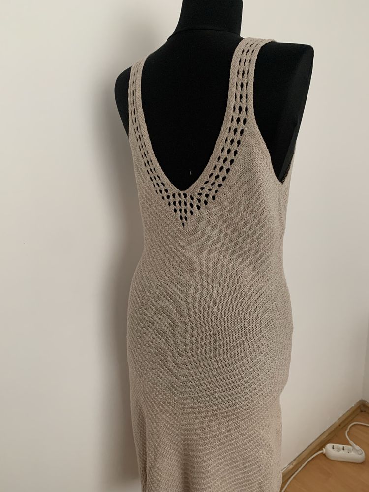 Rochie de plaja crem