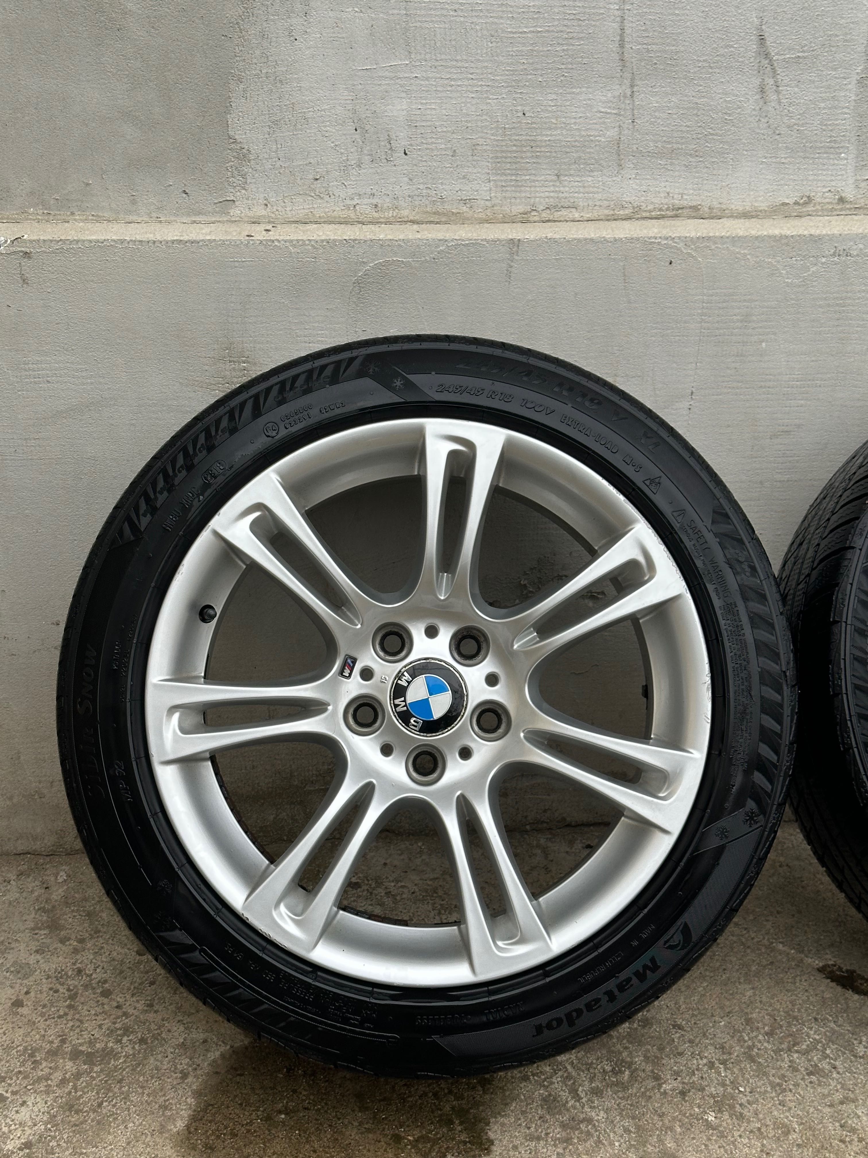 Jante BMW MPacket 18” 5x120, fara defect, anvelope incluse 245/45R18