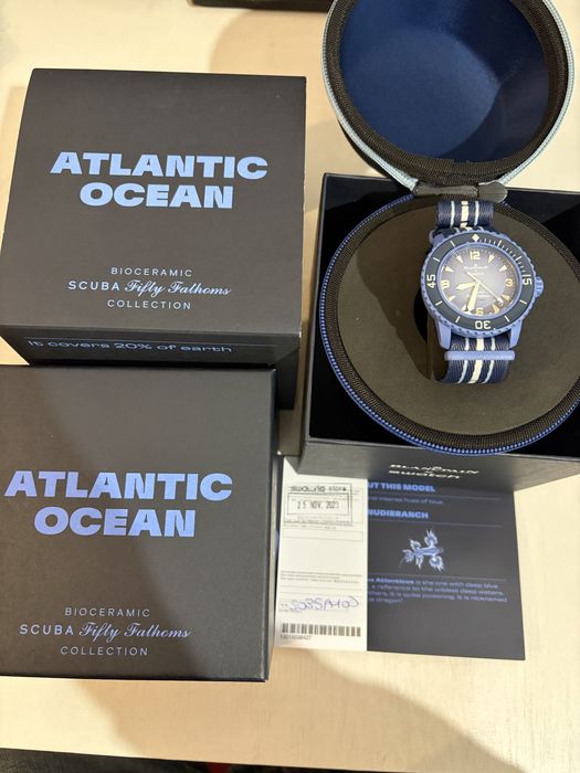 Ceas Swatch & Blancpain Atlantic Ocean Scuba Fifty Fathoms