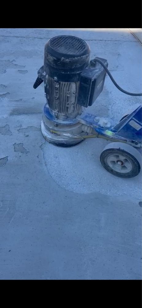 Servicii slefuit beton / pardoseli fara praf/indepartare adeziv/lipici
