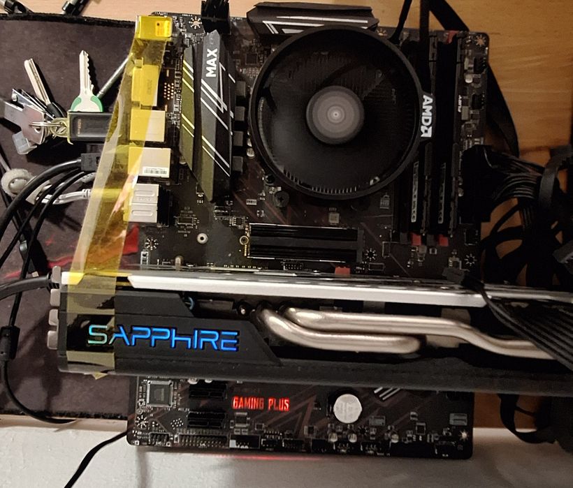 kit placa de baza ryzen 5 3600 NOU