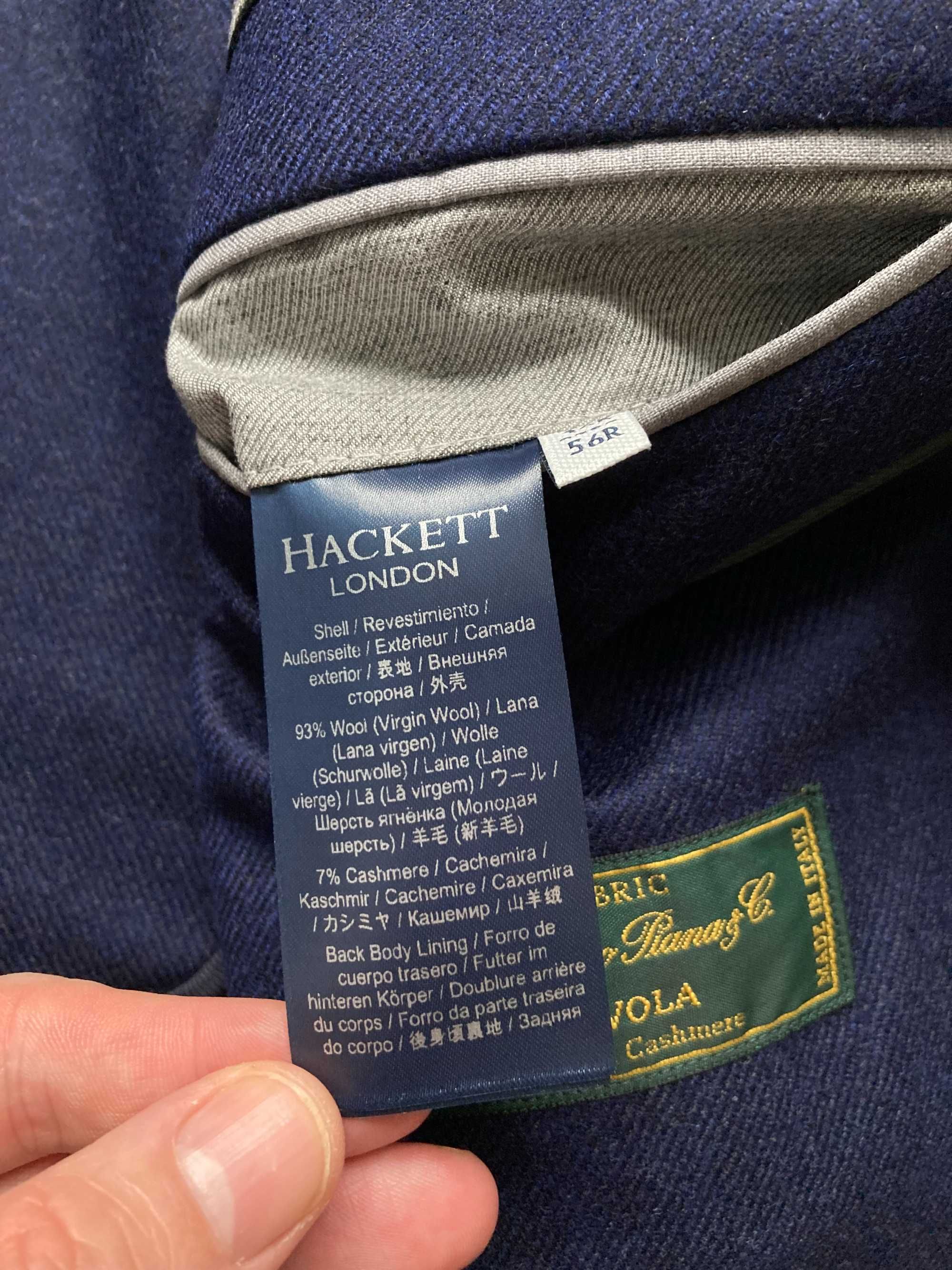 Hackett LONDON X Loro Piana мъжко елегантно сако вълна кашмир 46R 56R