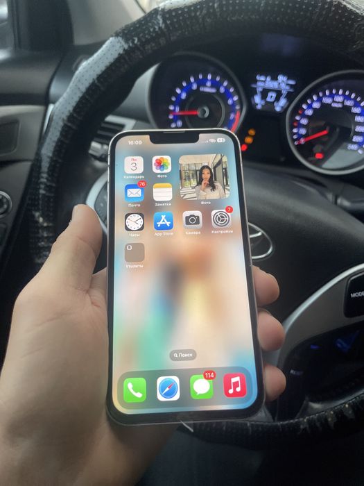 Айфон 13  розовый 80%