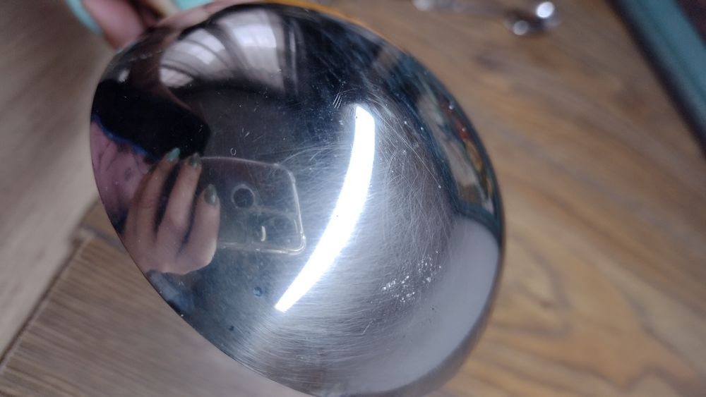 Голям посребрен черпак 31,5 см.