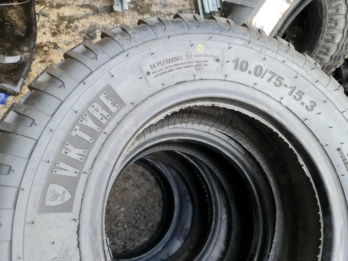 Cauciucuri noi 10.0/75-15.3 VK TIRES 12 pliuri anvelope REMORCA