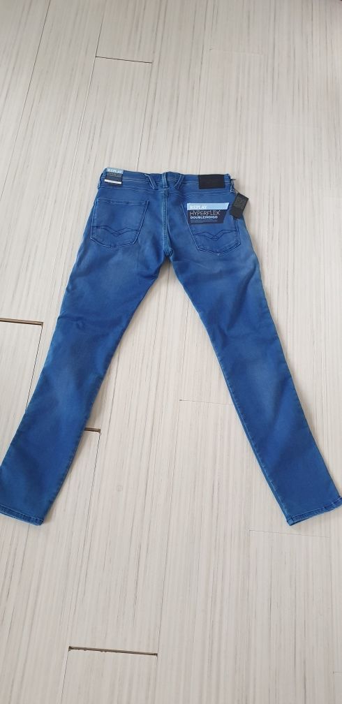 Replay Anbass Hyperflex Stretch Slim Fit Indigo 32/32 НОВО! ОРИГИНАЛ!