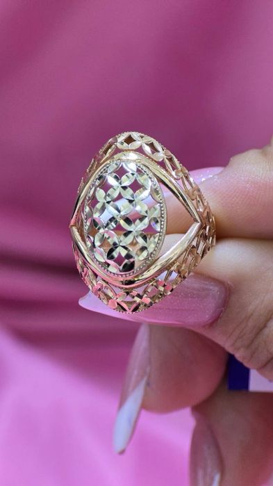 Золото 585, кольцо-18.5