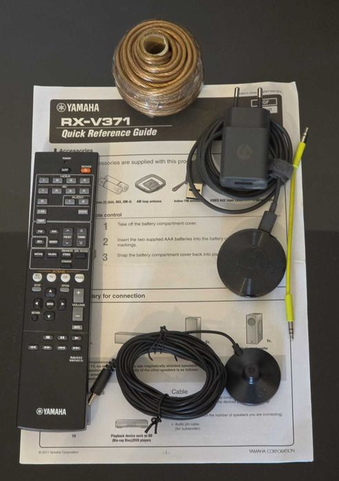 Sistem Hi-Fi Yamaha RX-V371 + boxe 5.0 Magnat Monitor Supreme