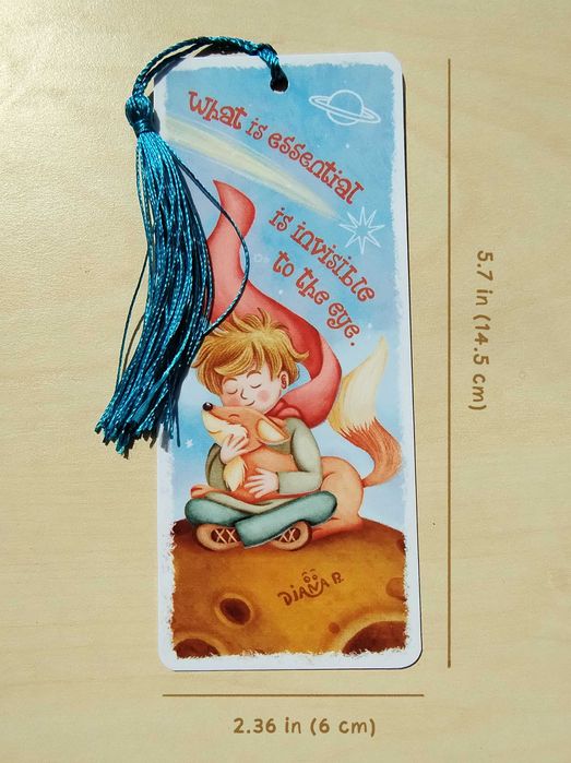 Semne de carte copii Micul Print, laminat