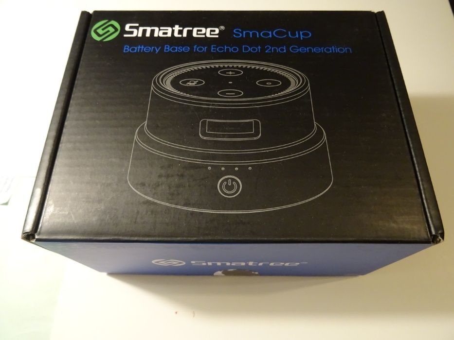 Battery Base for Amazon Echo Dot 2nd Generation - Smatree SmaCup