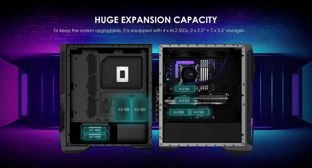 MSI MPG Infinite X2 | 14700KF | Водно охлаждане | RTX 4070TI | Win 11