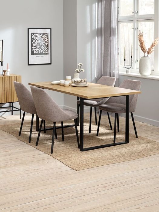 Masă dining. Dimensiune mare! Stejar.Furnir decorativ