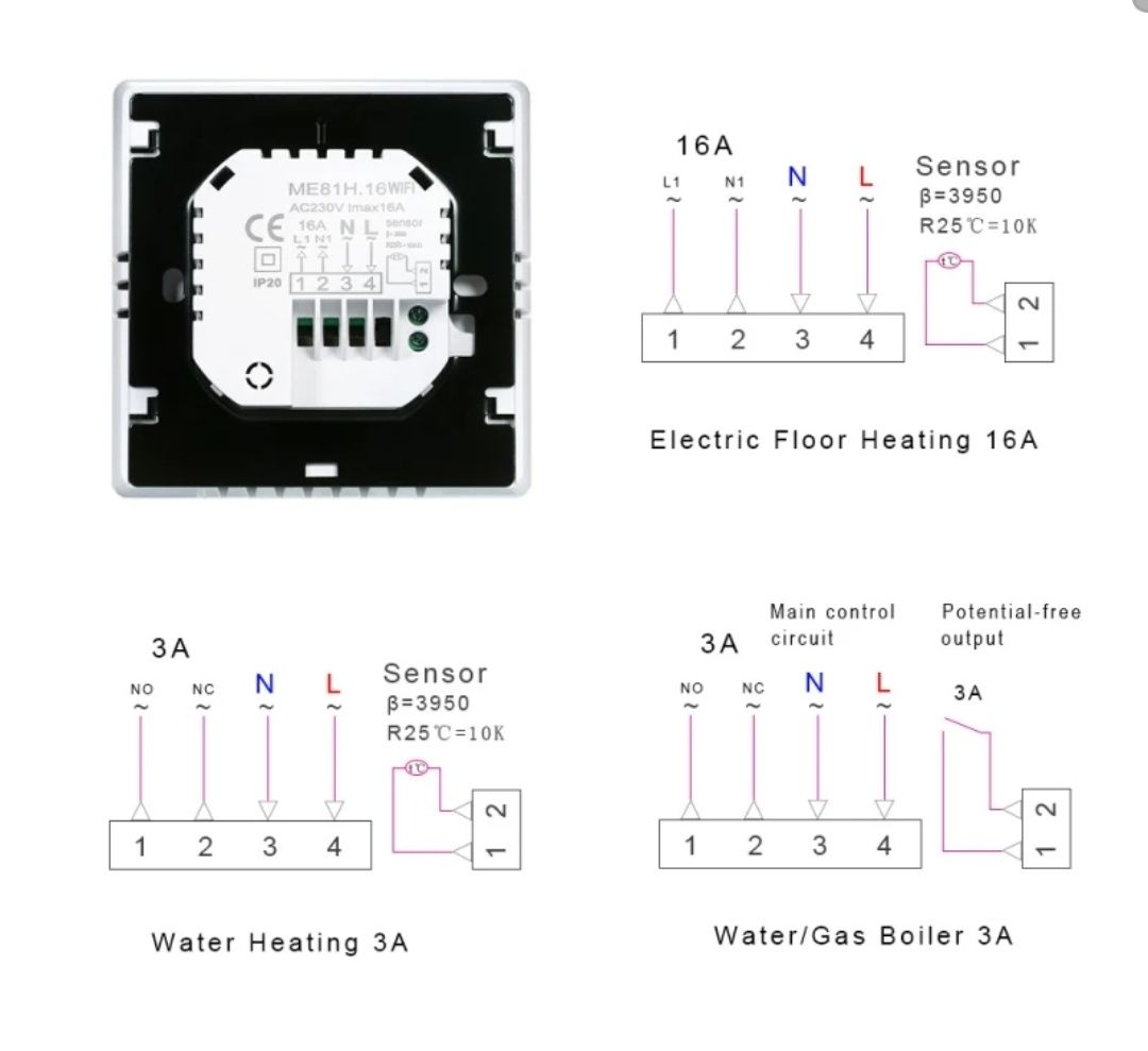 Termostat Wireless WiFi Aplicatie Dedicata Centrala Termica Casa