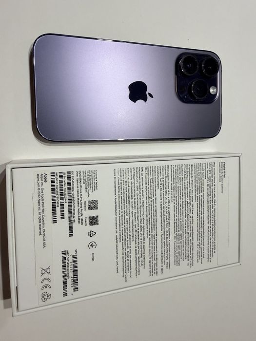 iPhone 14 pro, 128 GB, лилав