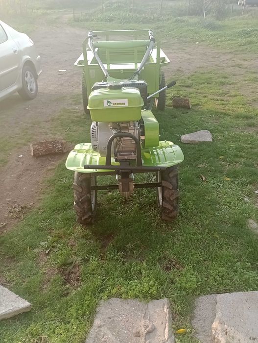 Нова мотофреза герденя мега гд17 6 скорости и ремарке