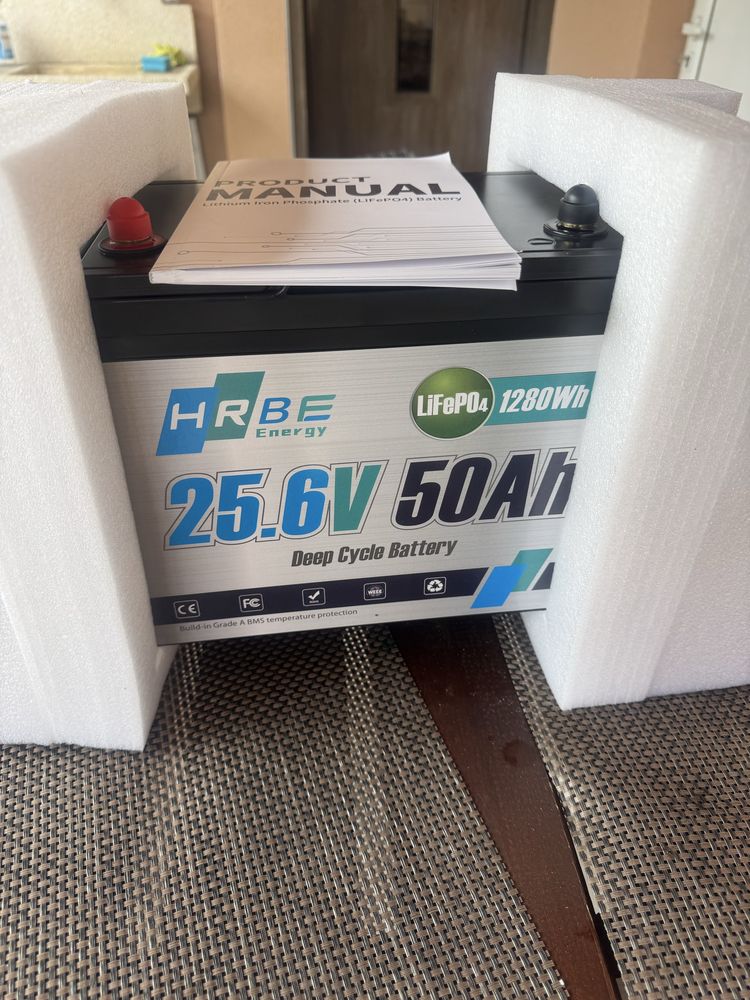 Акумулатор lifepo4 (литиево-желязно фосфорен)24v/50Ah