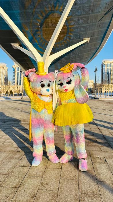 Ростовые куклы,мишка тедди,аниматоры,аренда костюмов,клоун,единорог