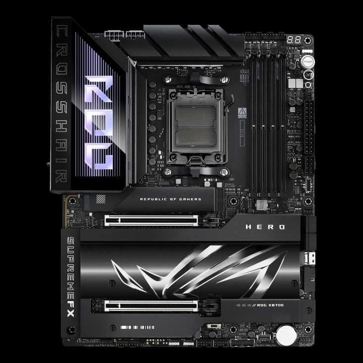 ASUS ROG Republic Of Gamers Crosshair X870E Hero AMD  ddr5