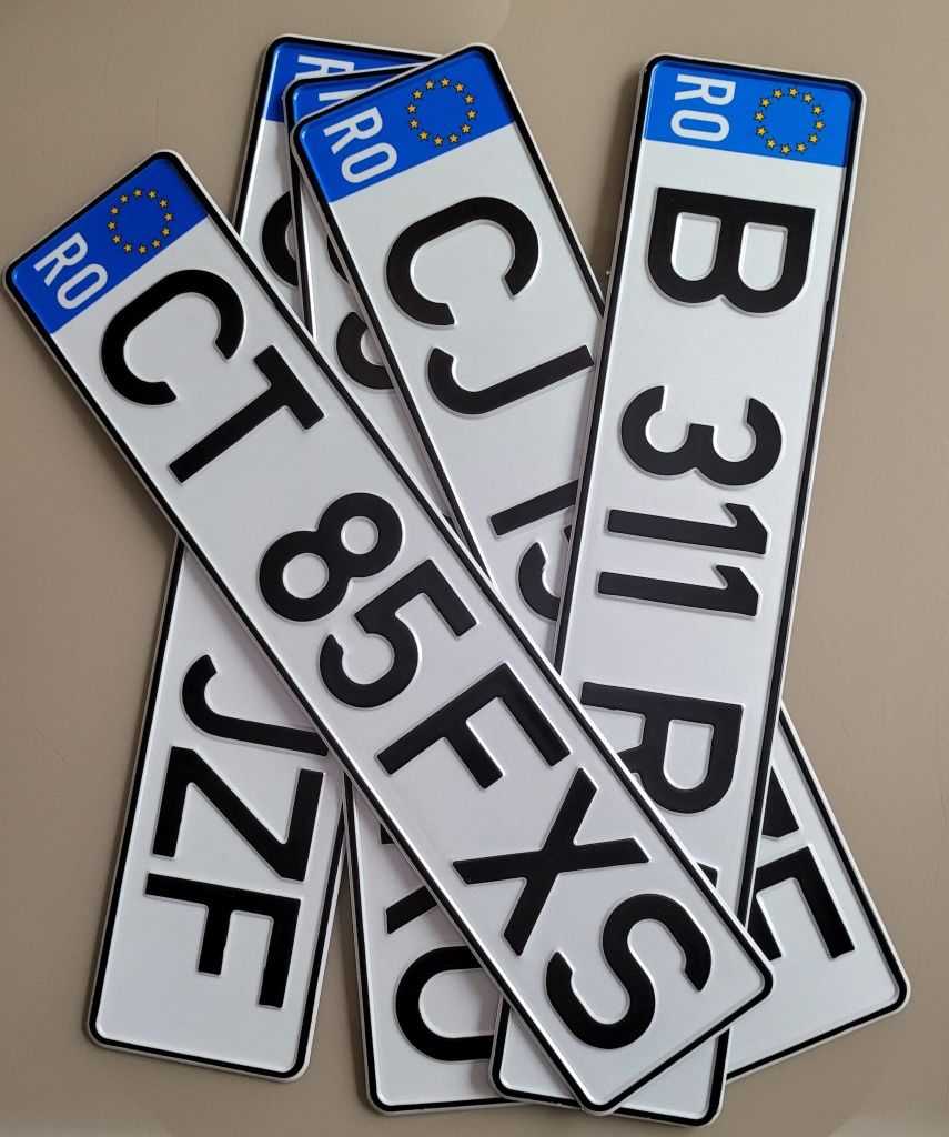 Numere auto ornamentale personale