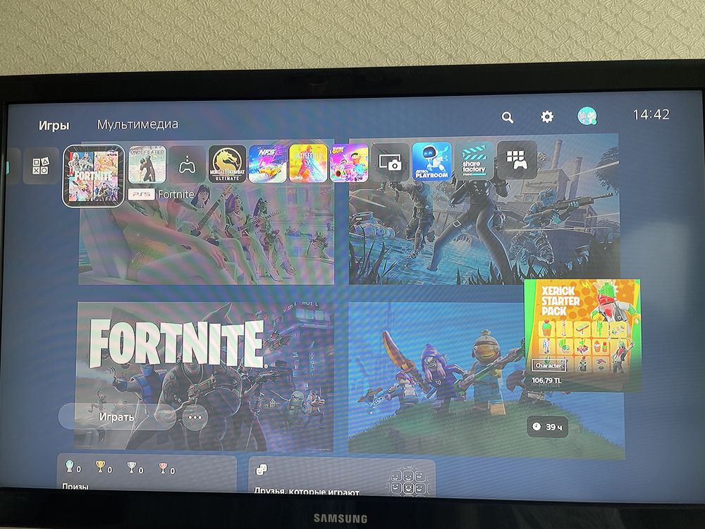Ps5 slim с играми НОВАЯ