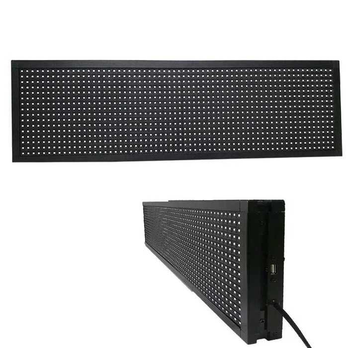 Panou reclama LED de exterior programabil 70x20 cm - RGB cu WiFi