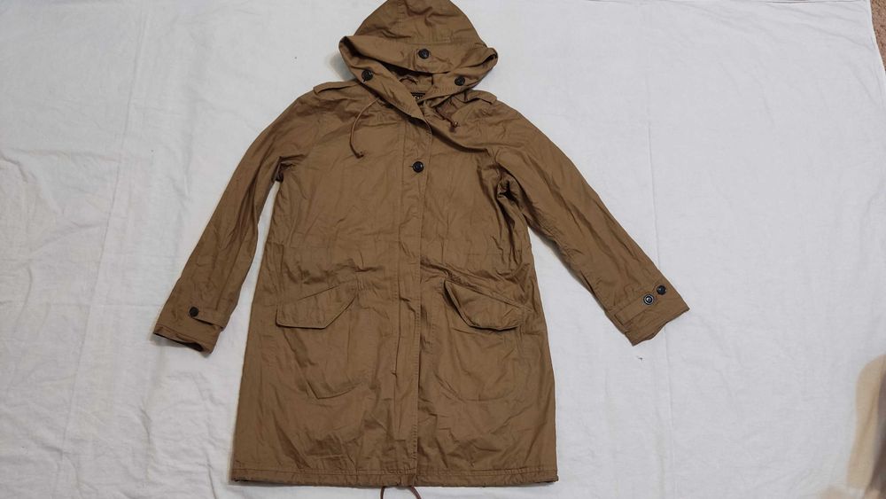 Geaca WOOLRICH Jhon Rich & Bros marimea L dama subtire trench pardesiu