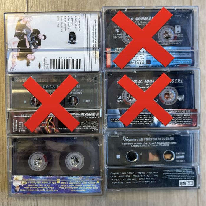 Colectie casete audio originale - Romaneasca & Manele