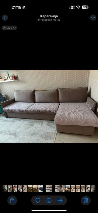 Продается диван 3 метровый угловой