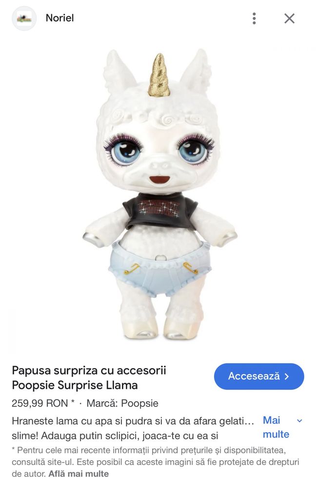 Papusa Poopsie Surprise Llama originale