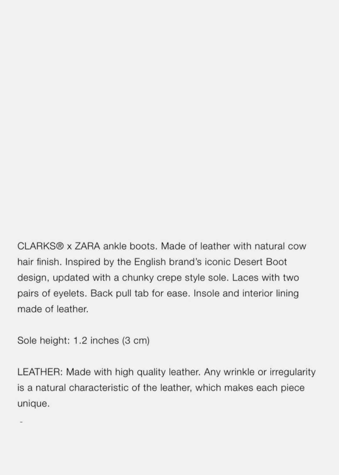 Детски боти Zara Clarks 28