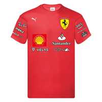 Tricou formula 1 fani Ferrari pilot Sainz/Leclerc