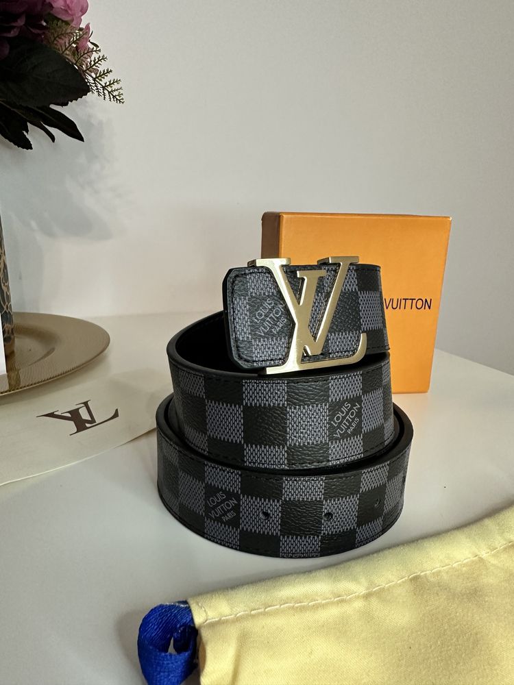 Curea Louis Vuitton piele canvas 100% cutie inclusă cadou