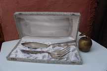 Piese colectie set tacamuri tort/prajituri ARGINTATE / CAILAR BAYARD