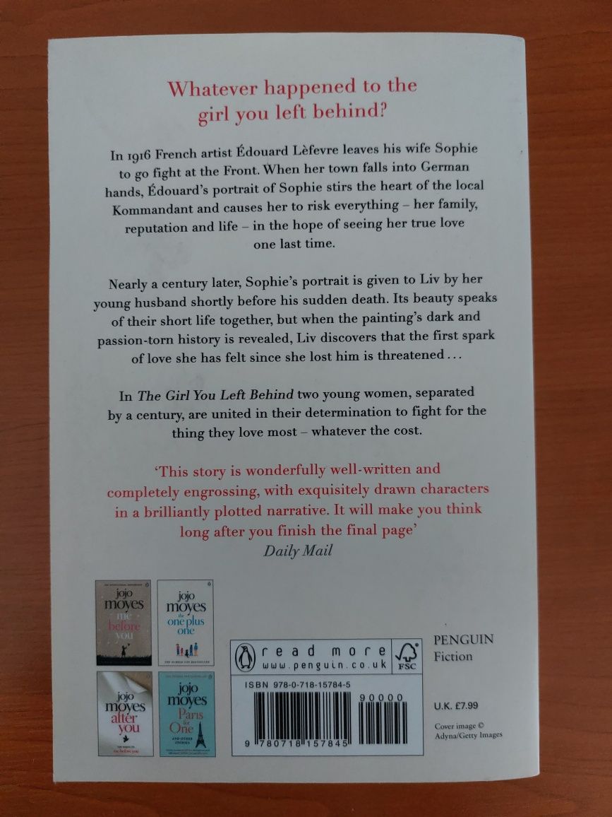 Carte 'The girl you left behind'