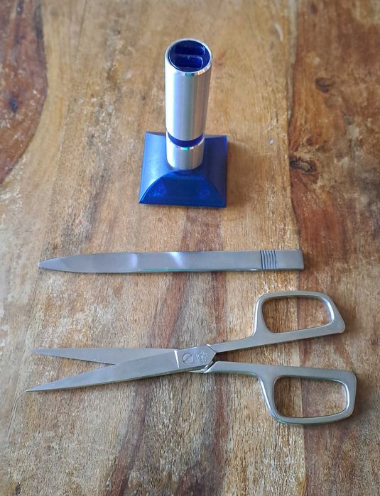 нож за отваряне на писма моливник и часовник комплект Хенкелс Германия